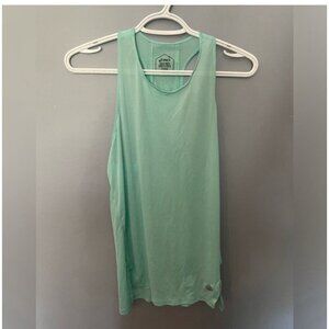ASICS Mint Green Workout Tank Women's Size Medium Activewear Gym Shirt